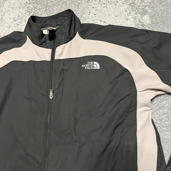 The North Face Jacket Mens XL Lightweight Black Gray Windbreaker - Picture 2 of 10